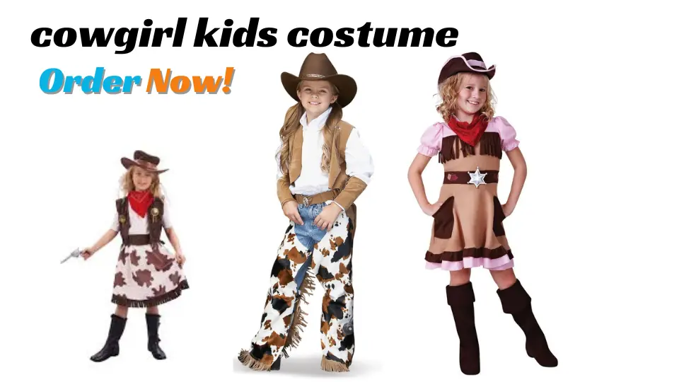 shop western cowgirl kids costume